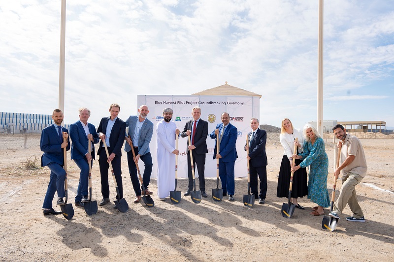 Groundbreaking Ceremony for Blue Harvest Pilot Project at SOHAR Freezone to Promote Circular Economy and Sustainability